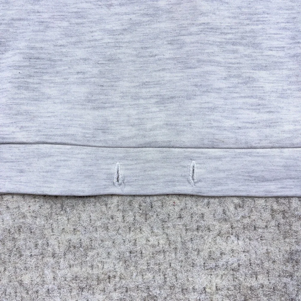 Varley Betsy Sweater Women Medium Gray Pullover Turtleneck Gym Lightweight‎